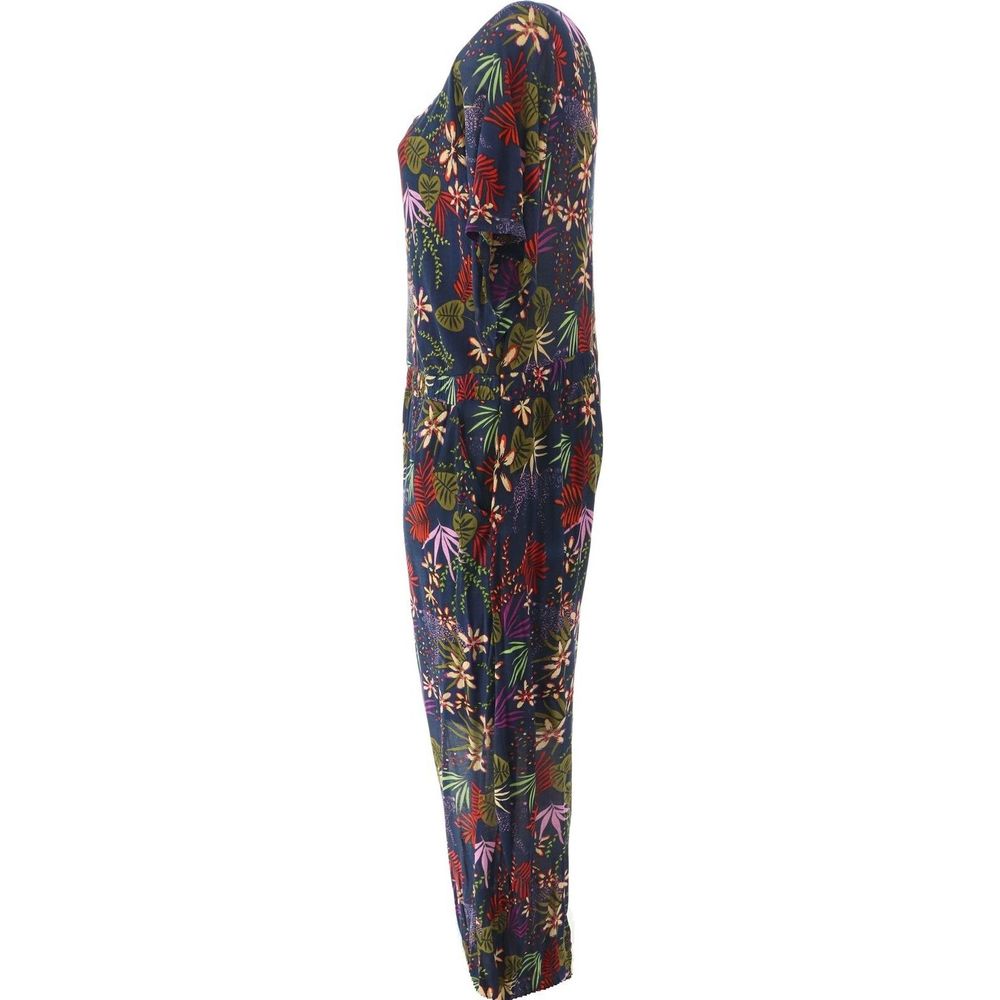 Curations Printed Knit Jumpsuit Navy Multi 6992530 - Picture 3 of 8